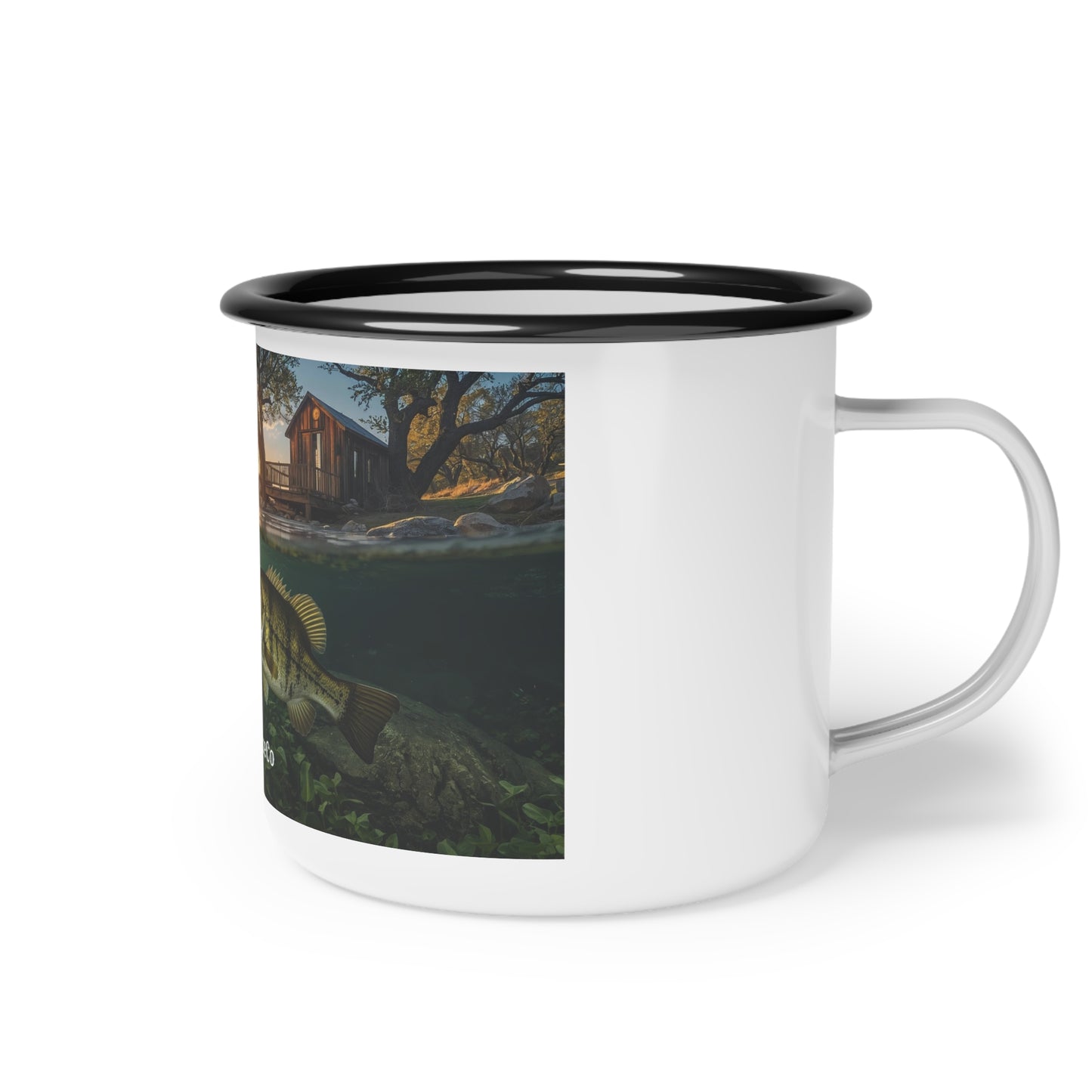 Bass Enamel Camp Cup