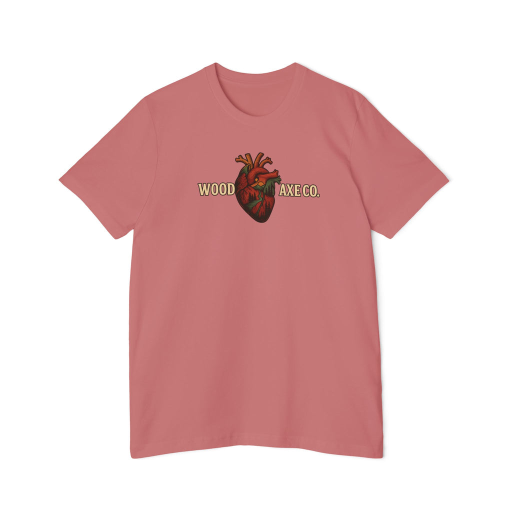 Anatomical Heart Logo T-Shirt — "Wooden Axe Co." Vintage Graphic Tee