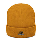 Wood&AxeCo Grizzly Ribbed Beanie — Rugged Winter Knit for the Outdoorsman