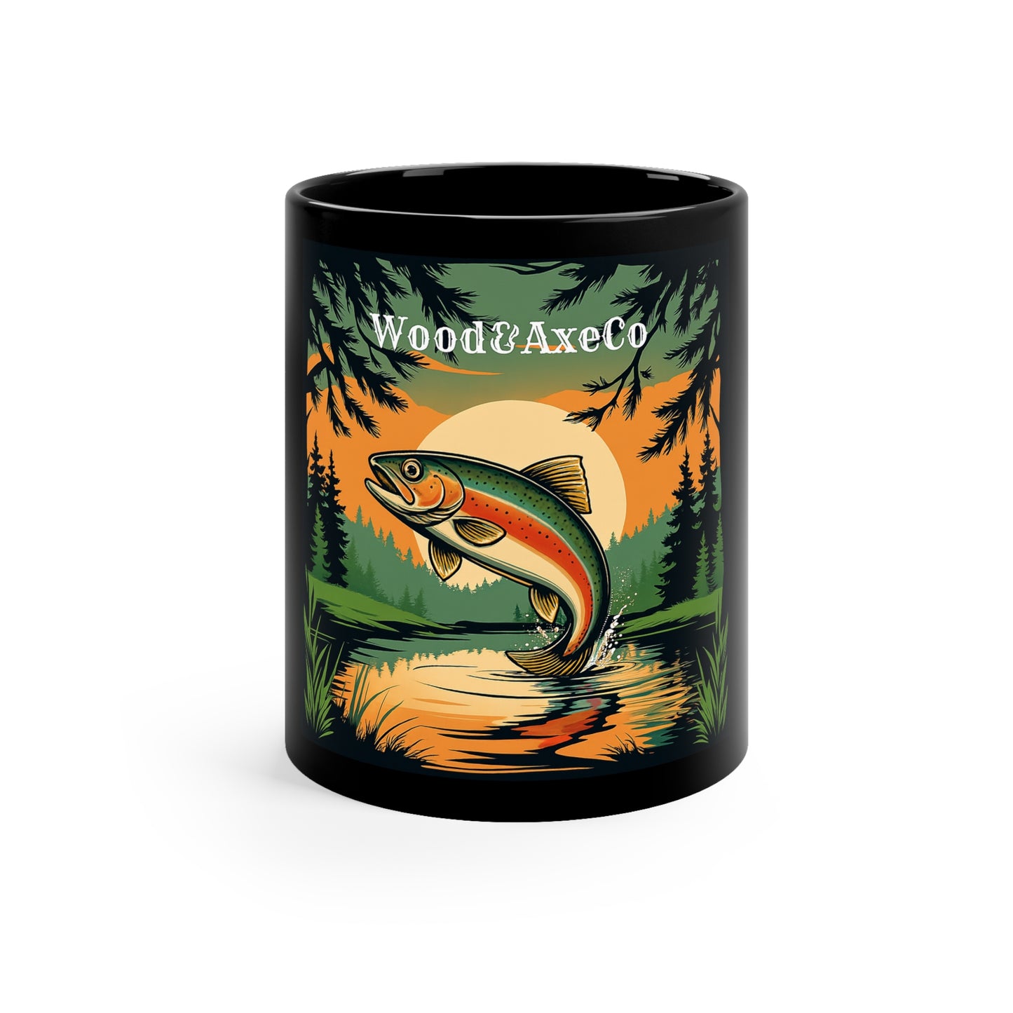 Vintage Fishing Ceramic Mug