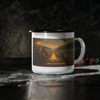 Quiet Mornings Enamel Camp Mug – Born for the Great Outdoors