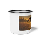 Quiet Mornings Enamel Camp Mug – Born for the Great Outdoors