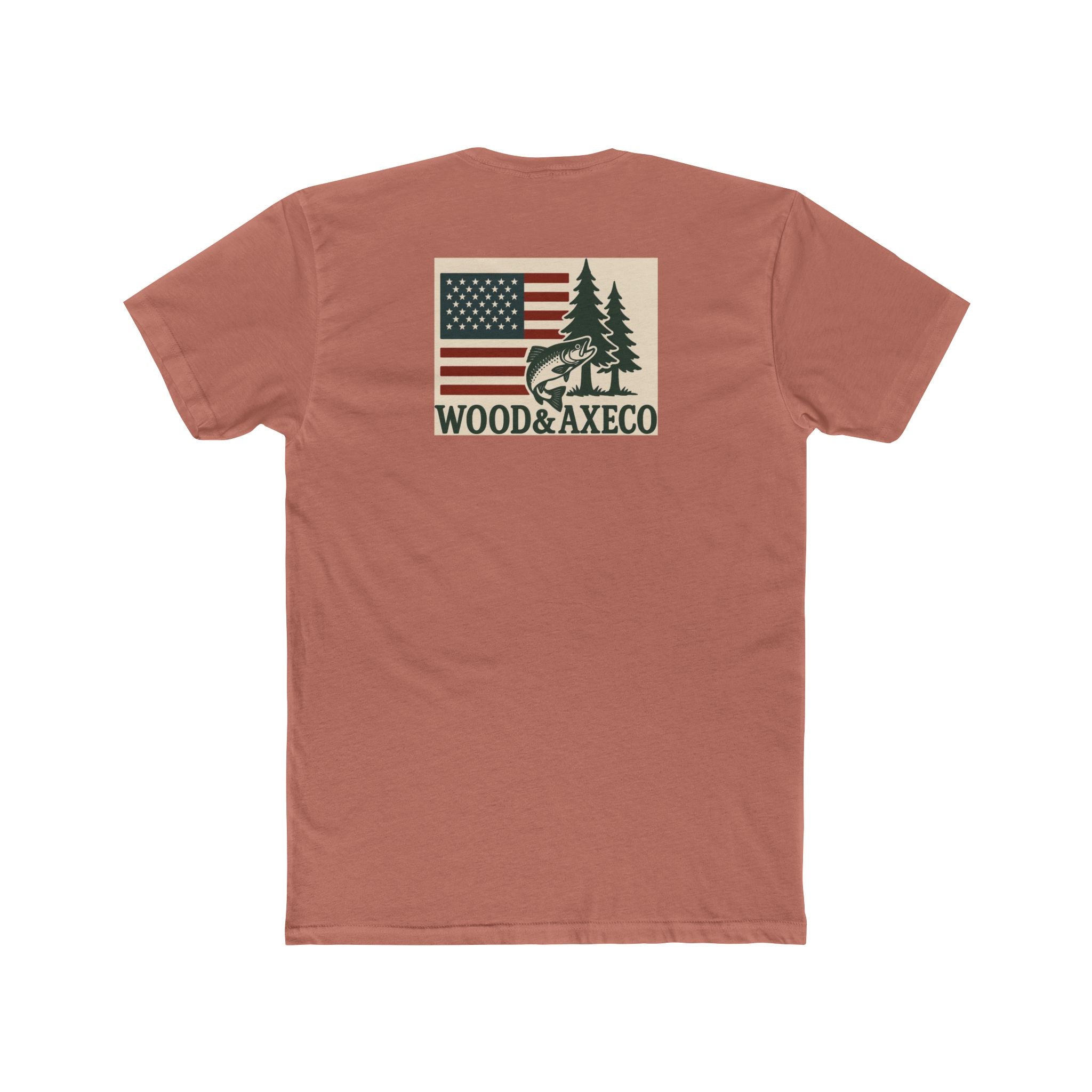 Wood&AxeCo™ Timberland Flag Tee  Lightweight. Rugged. Built for the American outdoorsman