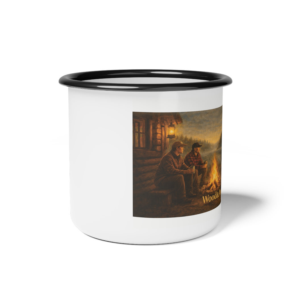 Quiet Mornings Enamel Camp Mug – Born for the Great Outdoors