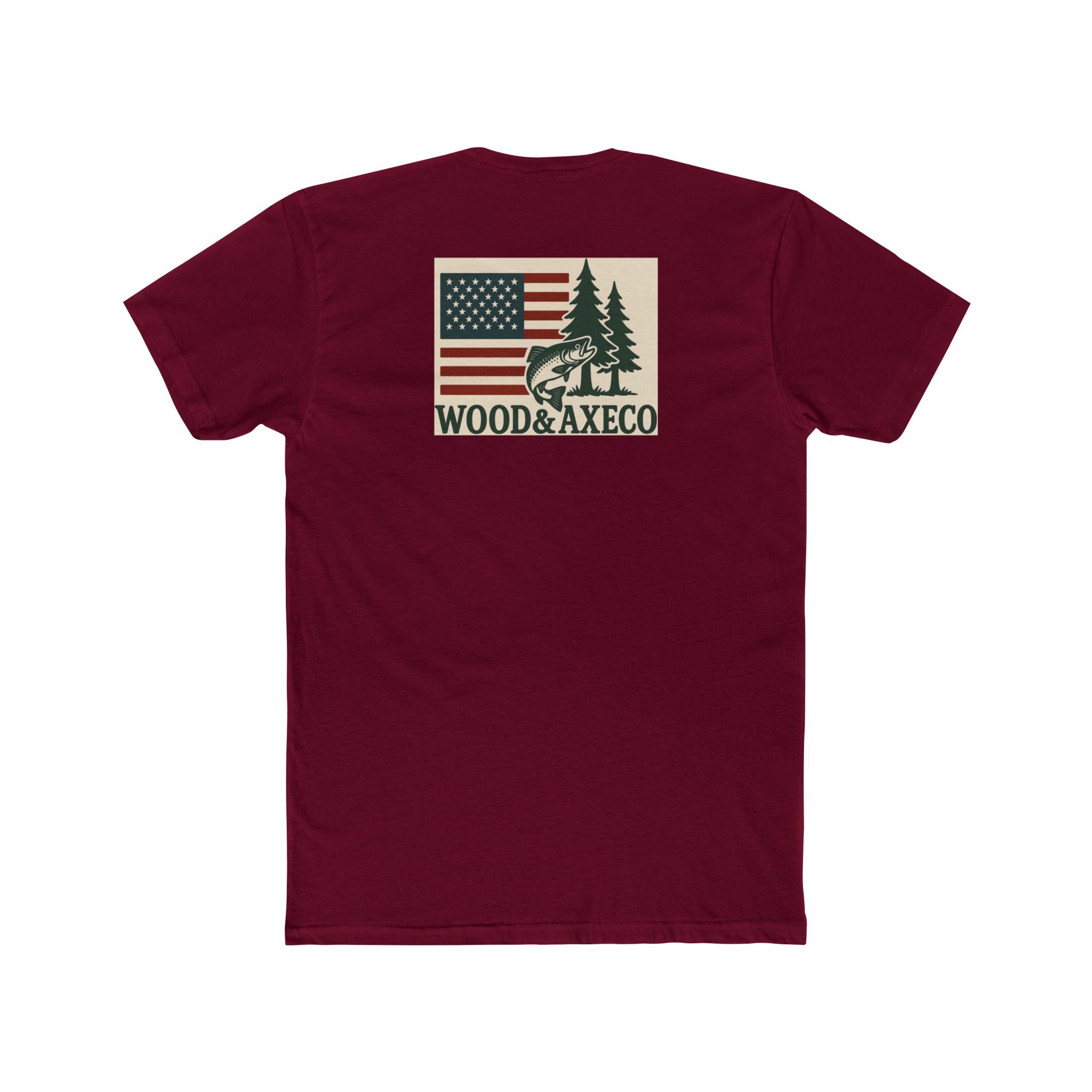 Wood&AxeCo™ Timberland Flag Tee  Lightweight. Rugged. Built for the American outdoorsman