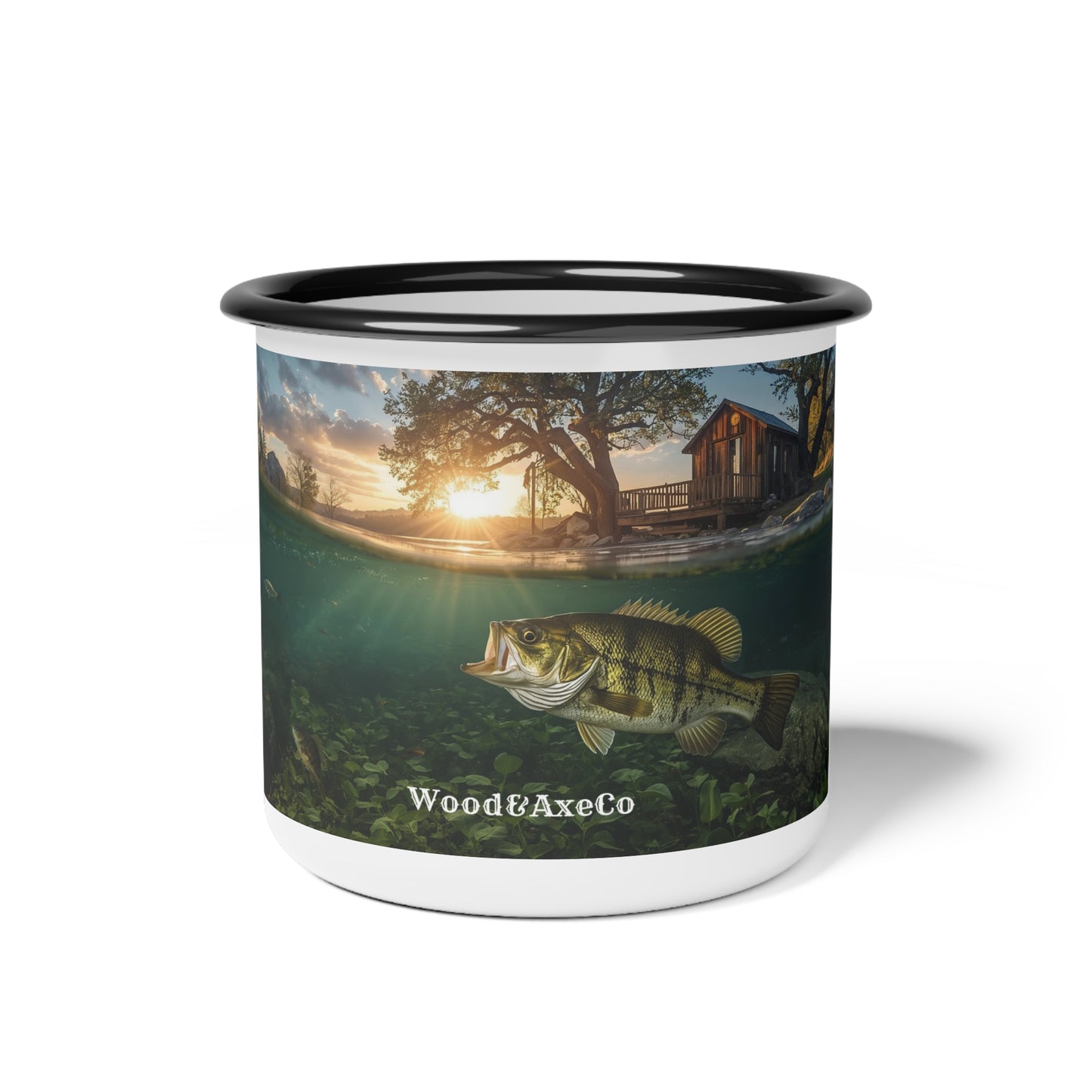 Bass Enamel Camp Cup