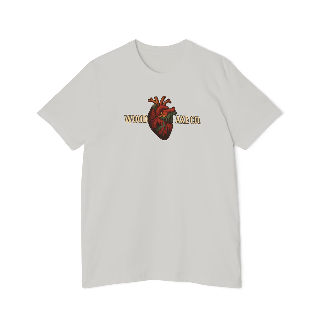 Anatomical Heart Logo T-Shirt — "Wooden Axe Co." Vintage Graphic Tee