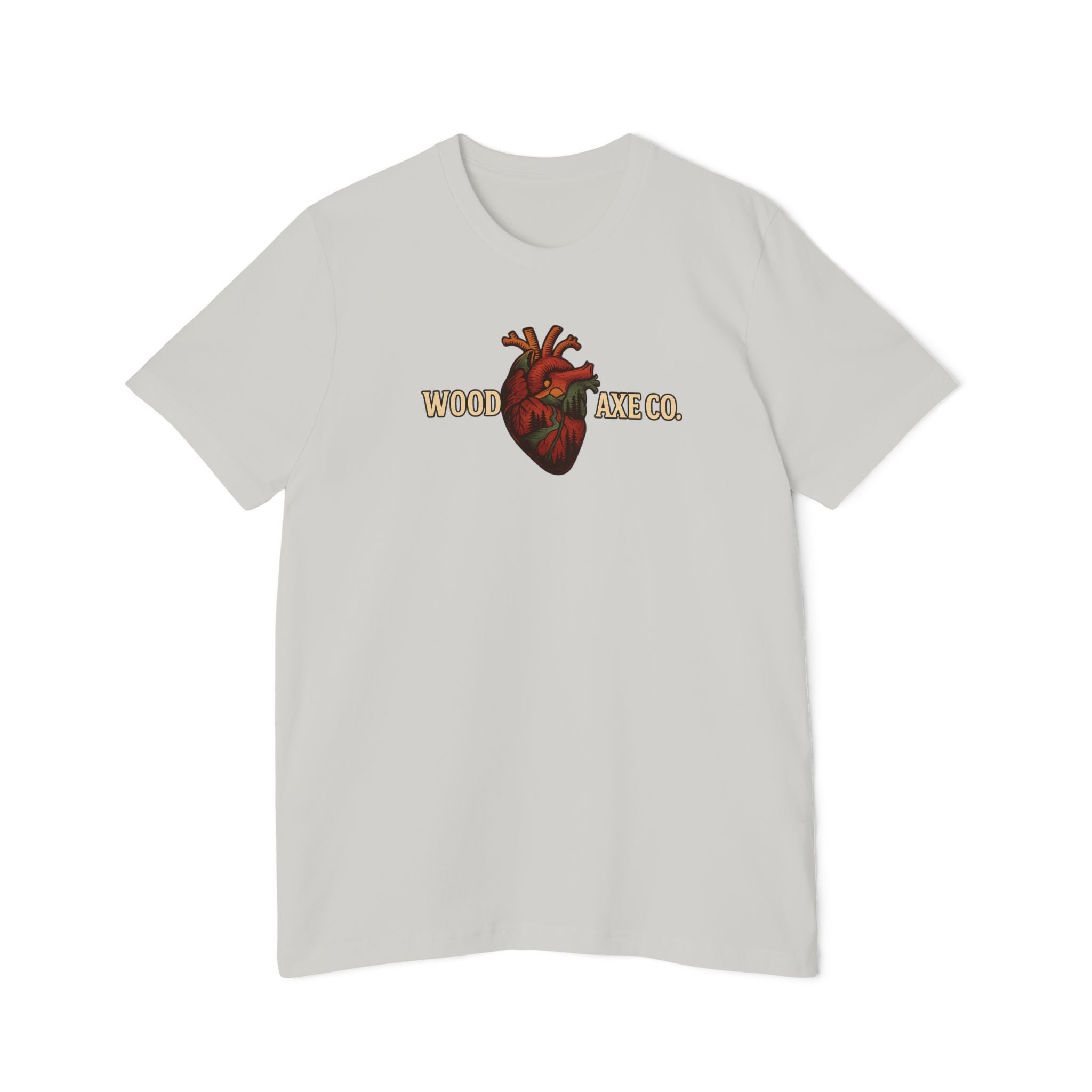 Anatomical Heart Logo T-Shirt — "Wooden Axe Co." Vintage Graphic Tee