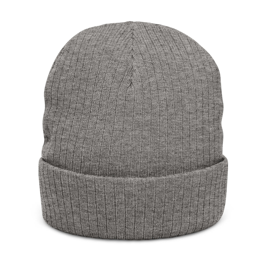 Wood&AxeCo Grizzly Ribbed Beanie — Rugged Winter Knit for the Outdoorsman