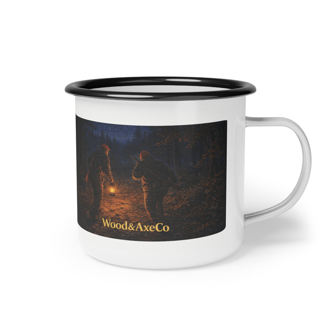 Quiet Mornings Enamel Camp Mug – Born for the Great Outdoors