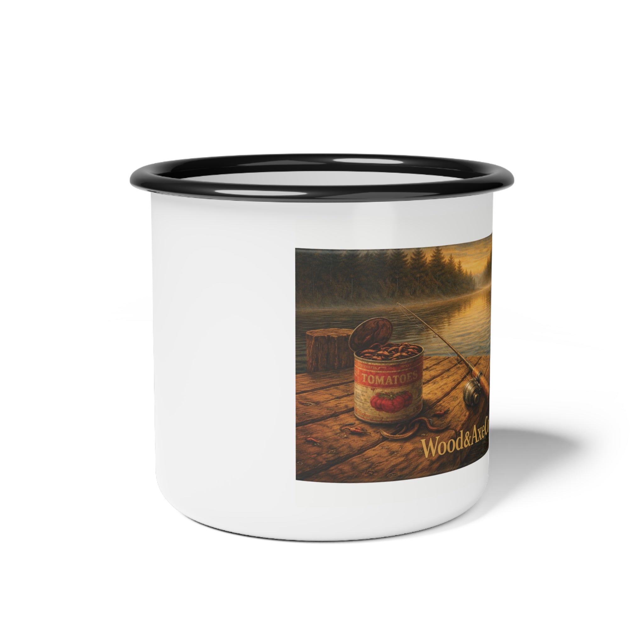 Quiet Mornings Enamel Camp Mug – Born for the Great Outdoors