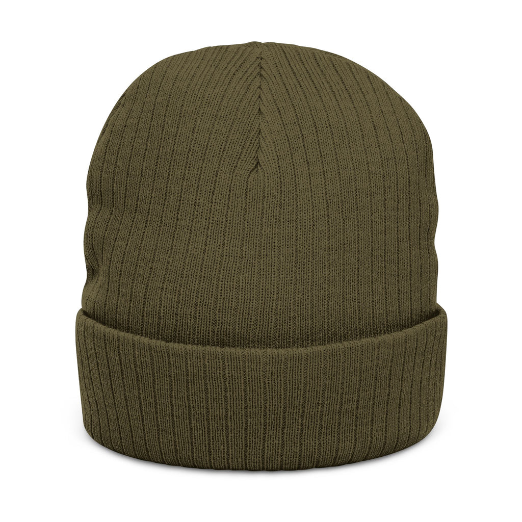Wood&AxeCo Grizzly Ribbed Beanie — Rugged Winter Knit for the Outdoorsman