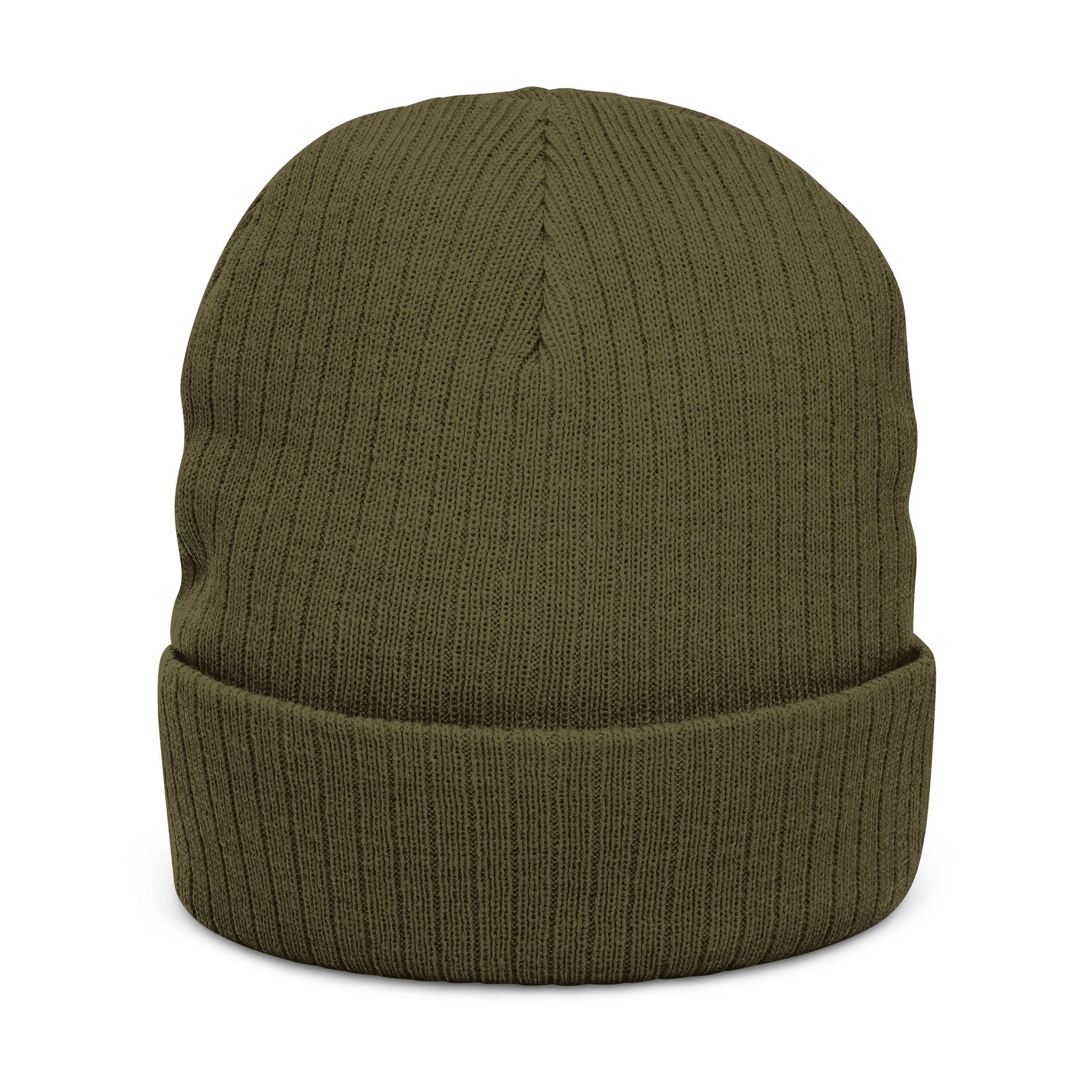 Wood&AxeCo Grizzly Ribbed Beanie — Rugged Winter Knit for the Outdoorsman