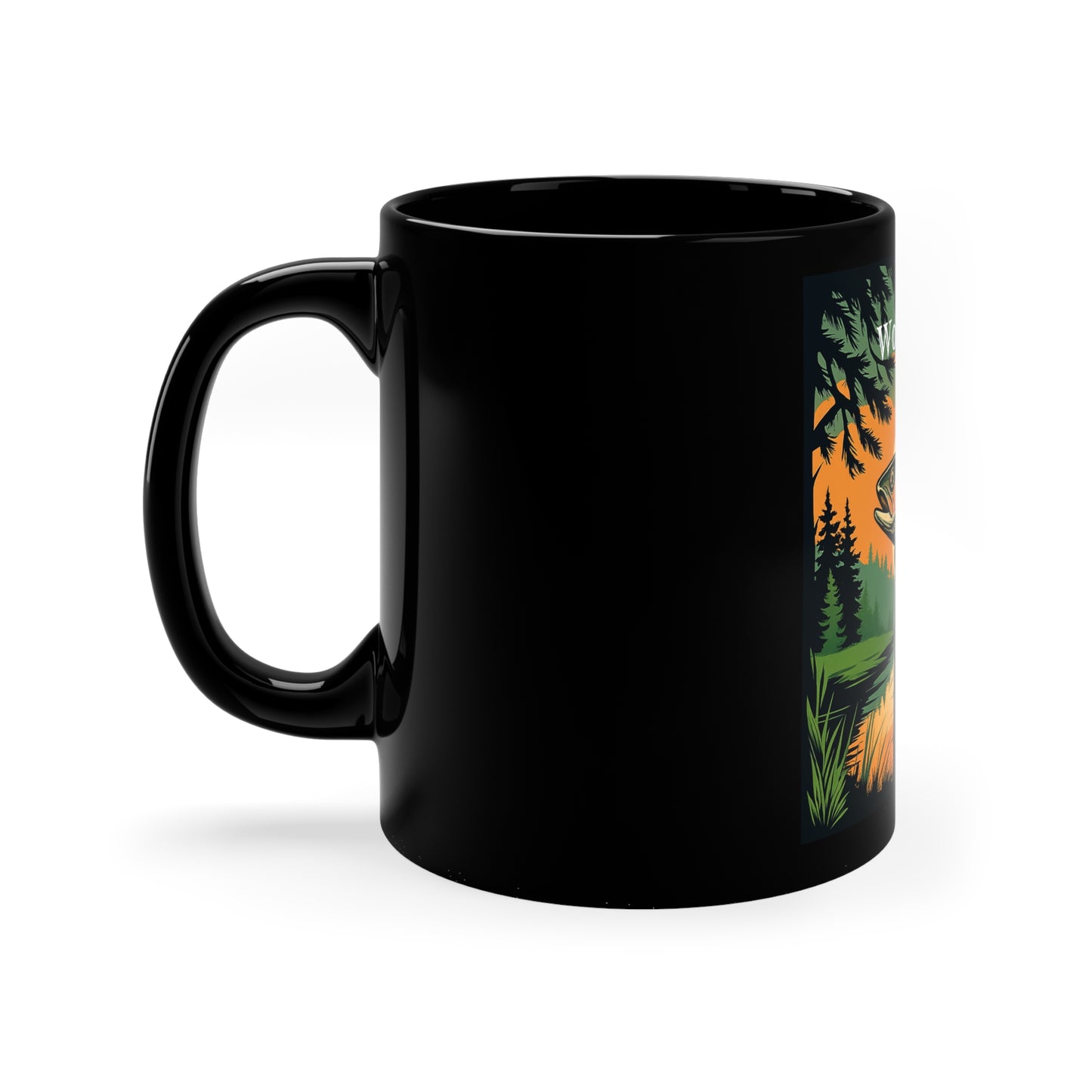 Vintage Fishing Ceramic Mug