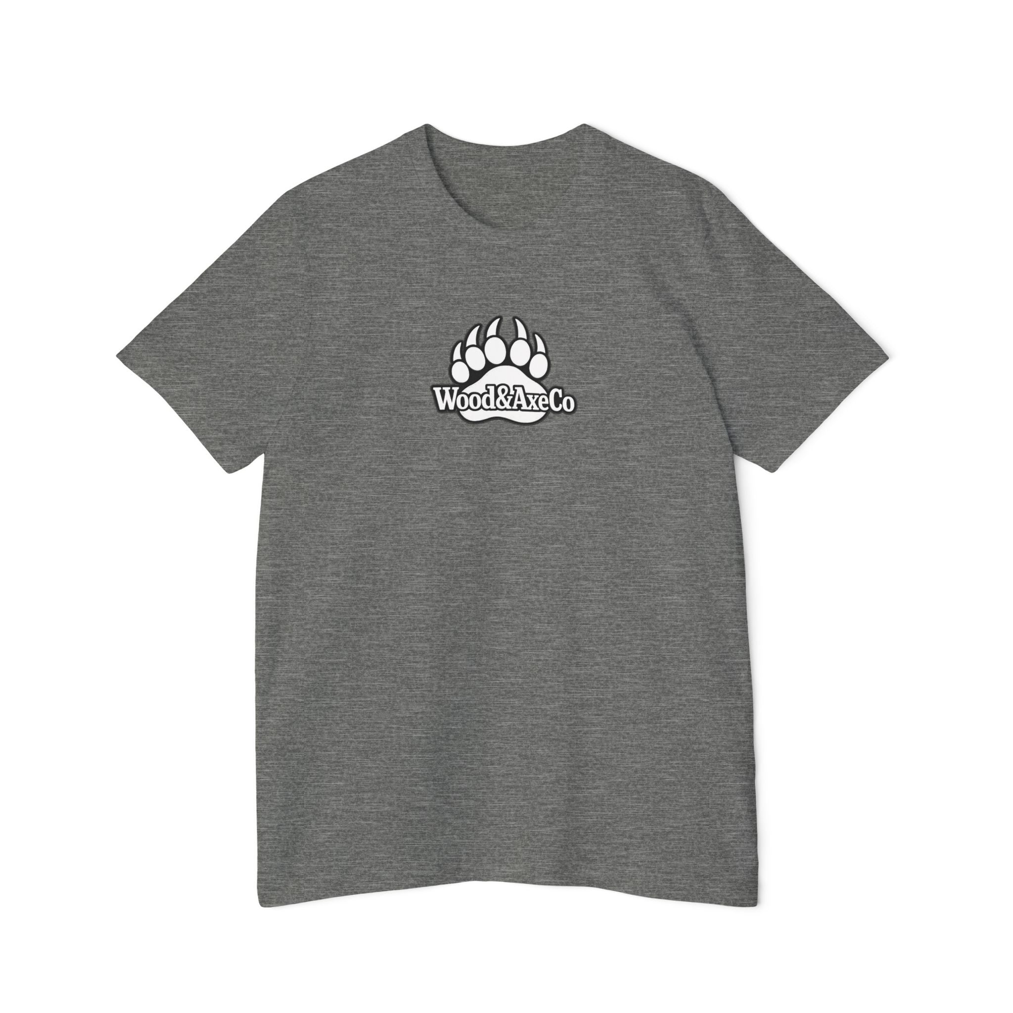 Bear Paw Logo T-Shirt — "Wood & Axe Co." Graphic Tee