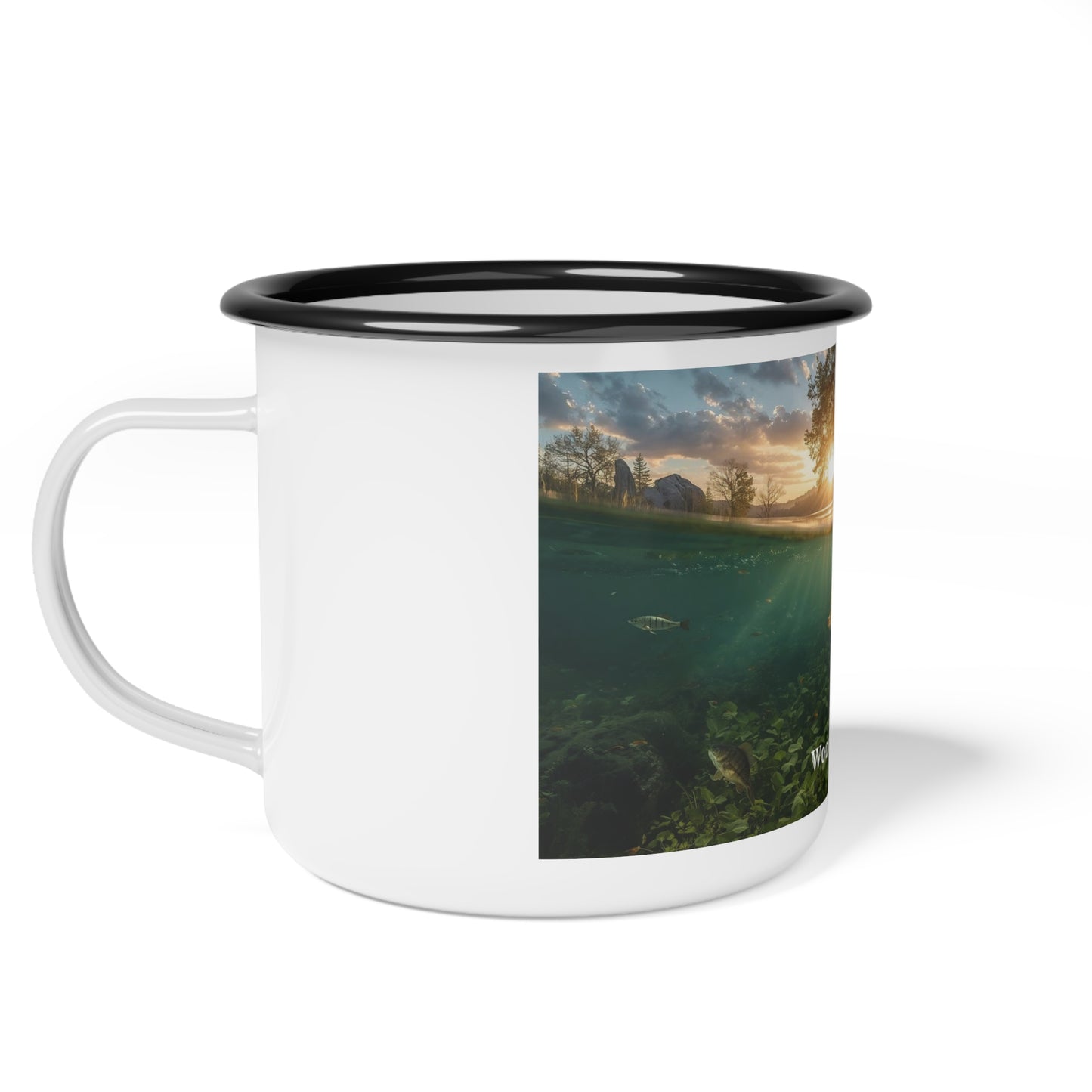 Bass Enamel Camp Cup