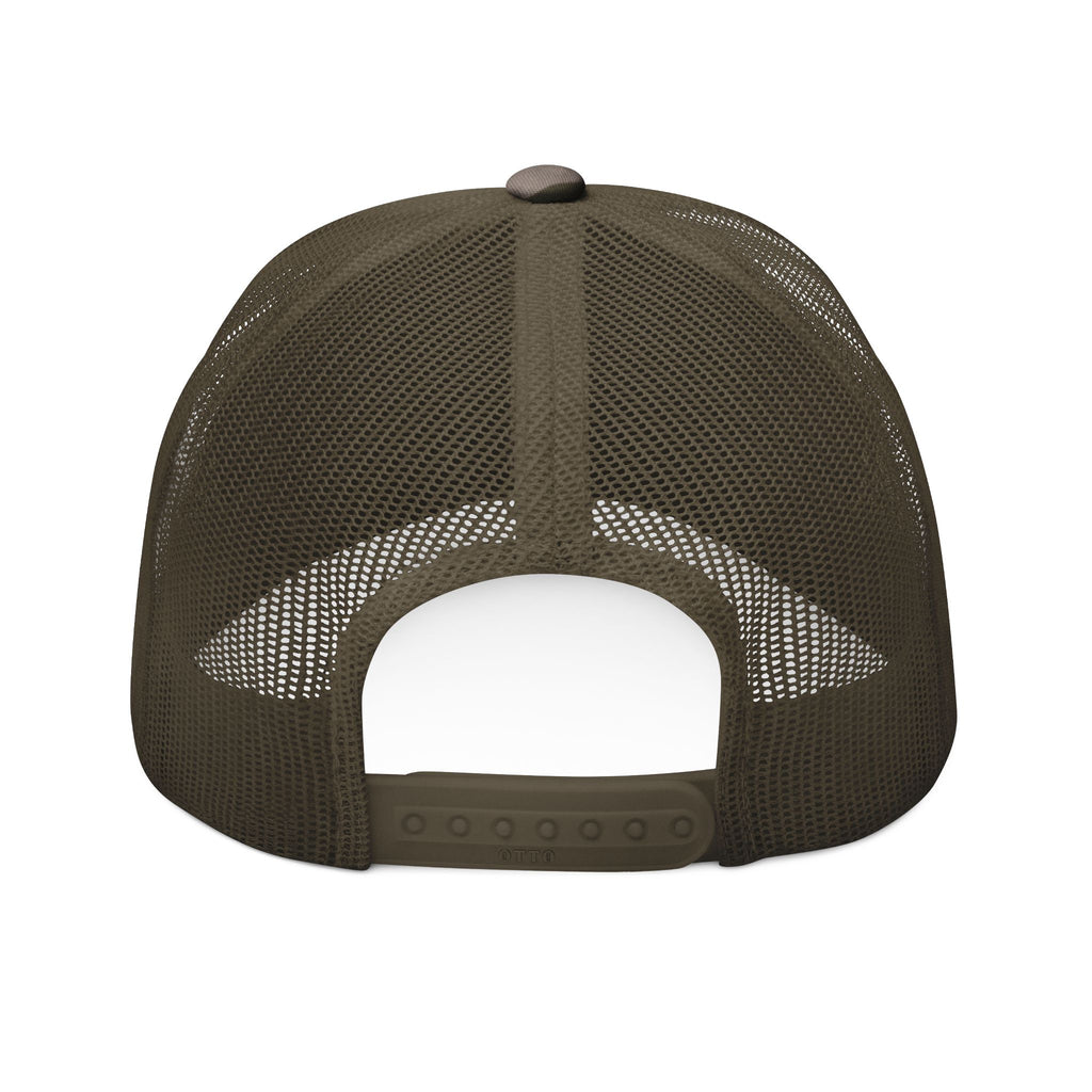 Camo Trucker Hat — Embroidered Wood & Axe Co.
