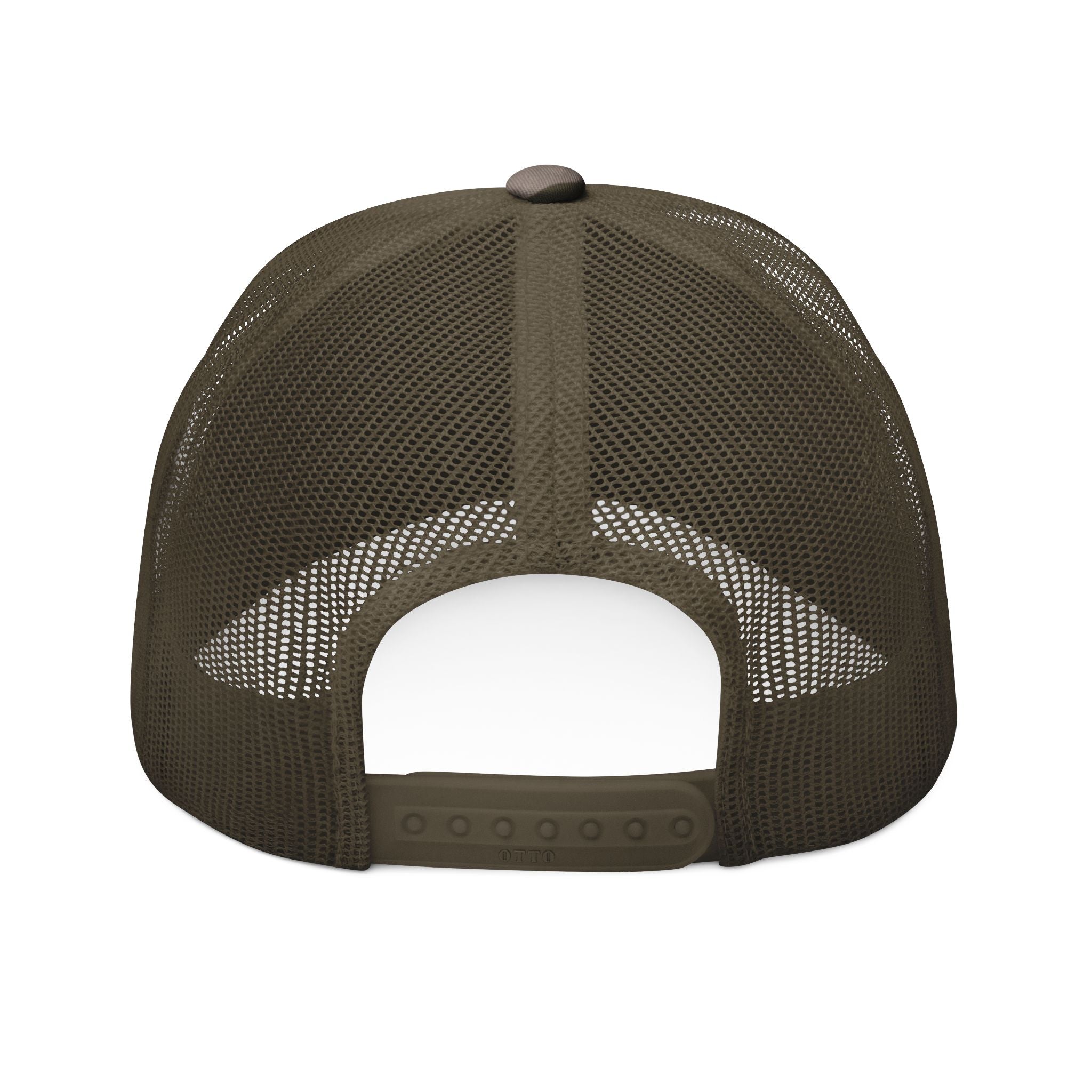 Camo Trucker Hat — Embroidered Wood & Axe Co.