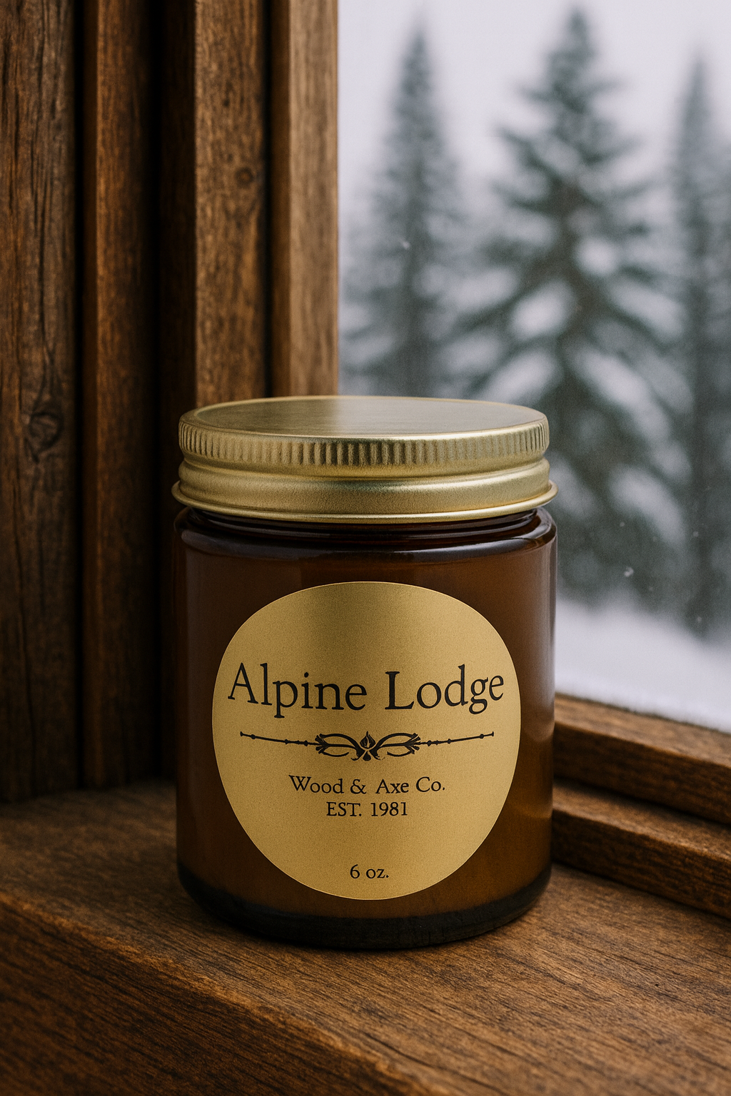 Alpine Lodge Premium Wooden Lodge Model – Mountain Home Display Piece