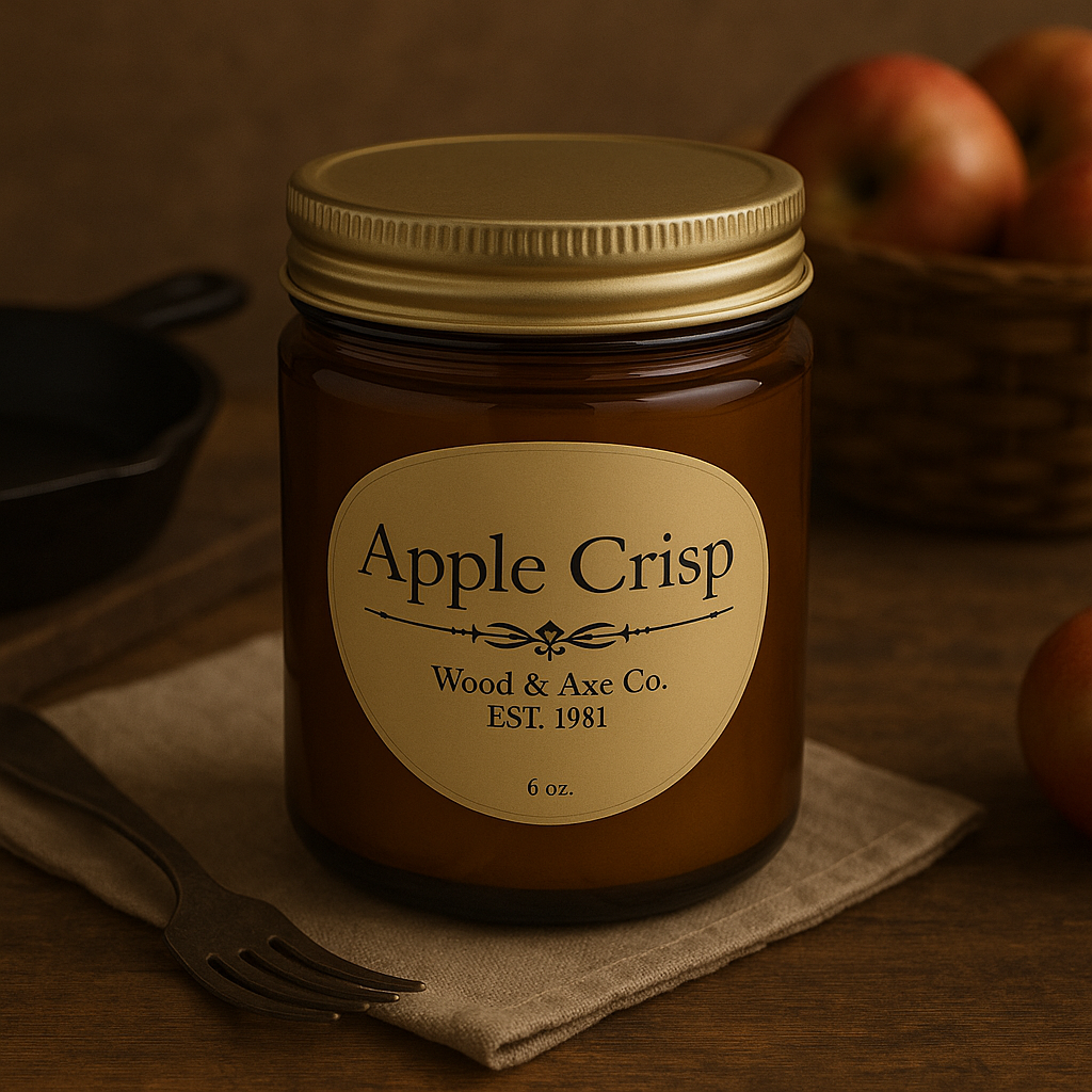 Rustic Homemade Apple Crisp Mix – Family-Size Brown Sugar & Oat Topping with Warm Cinnamon Apples, Perfect Fall Dessert