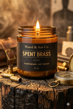 Spent Brass Candle