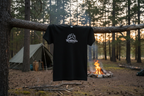 Bear Paw Logo Tee - Campsite Realistic Wrap