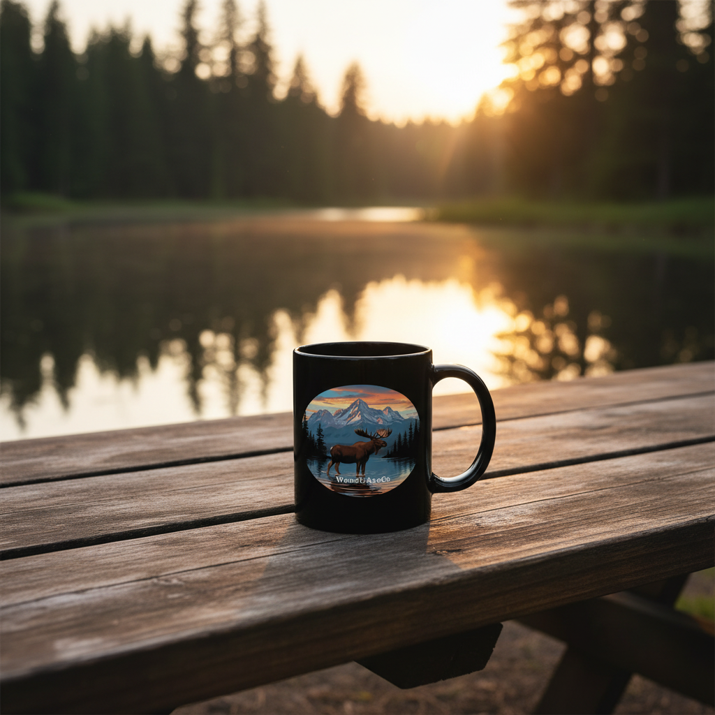 Moose Mug - Outdoor Lakeside Premium Photography