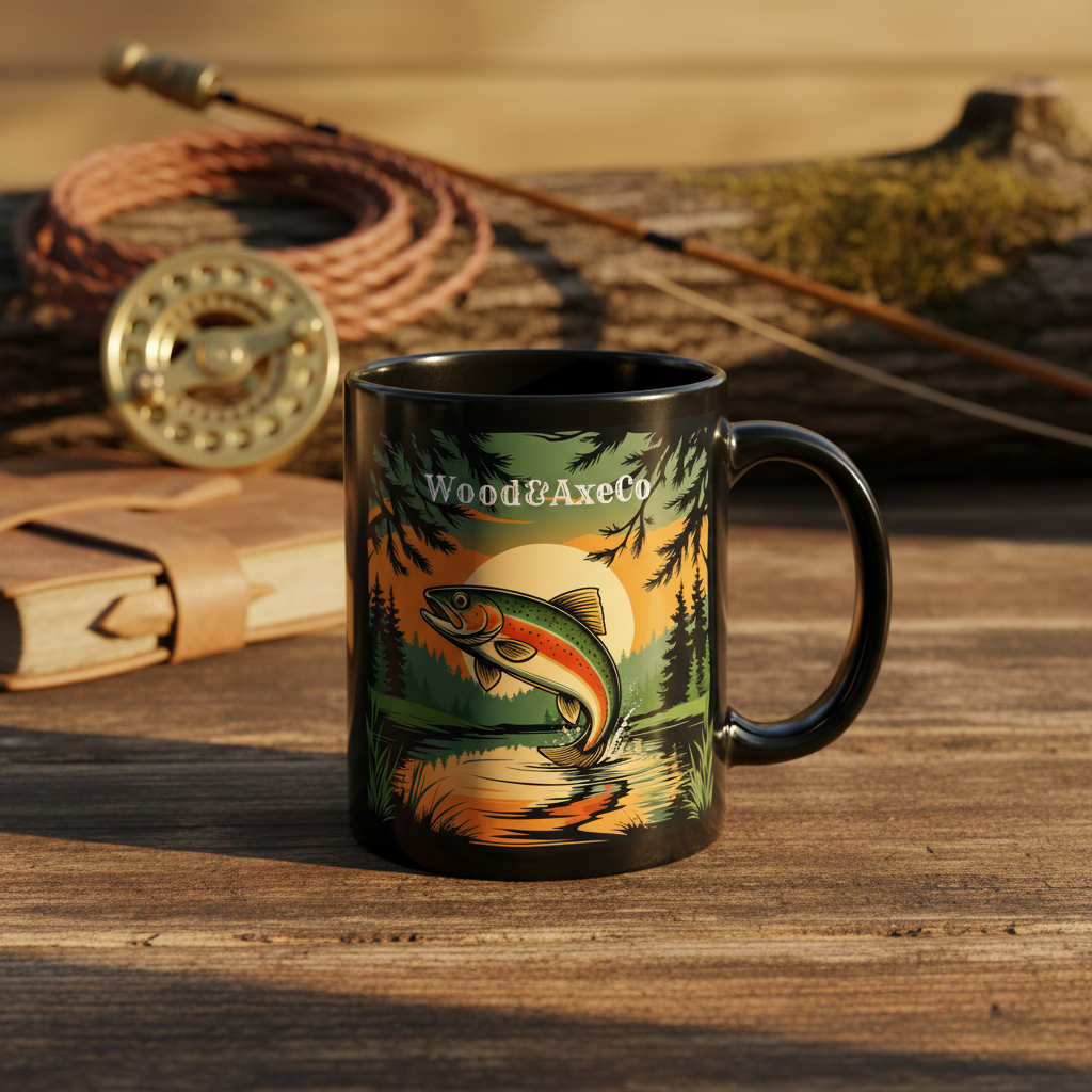 Vintage Fishing Mug - Brighter Premium Photography