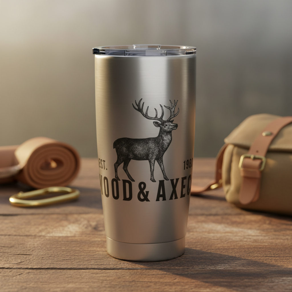 Vintage Stag Tumbler - Premium Brand Photography