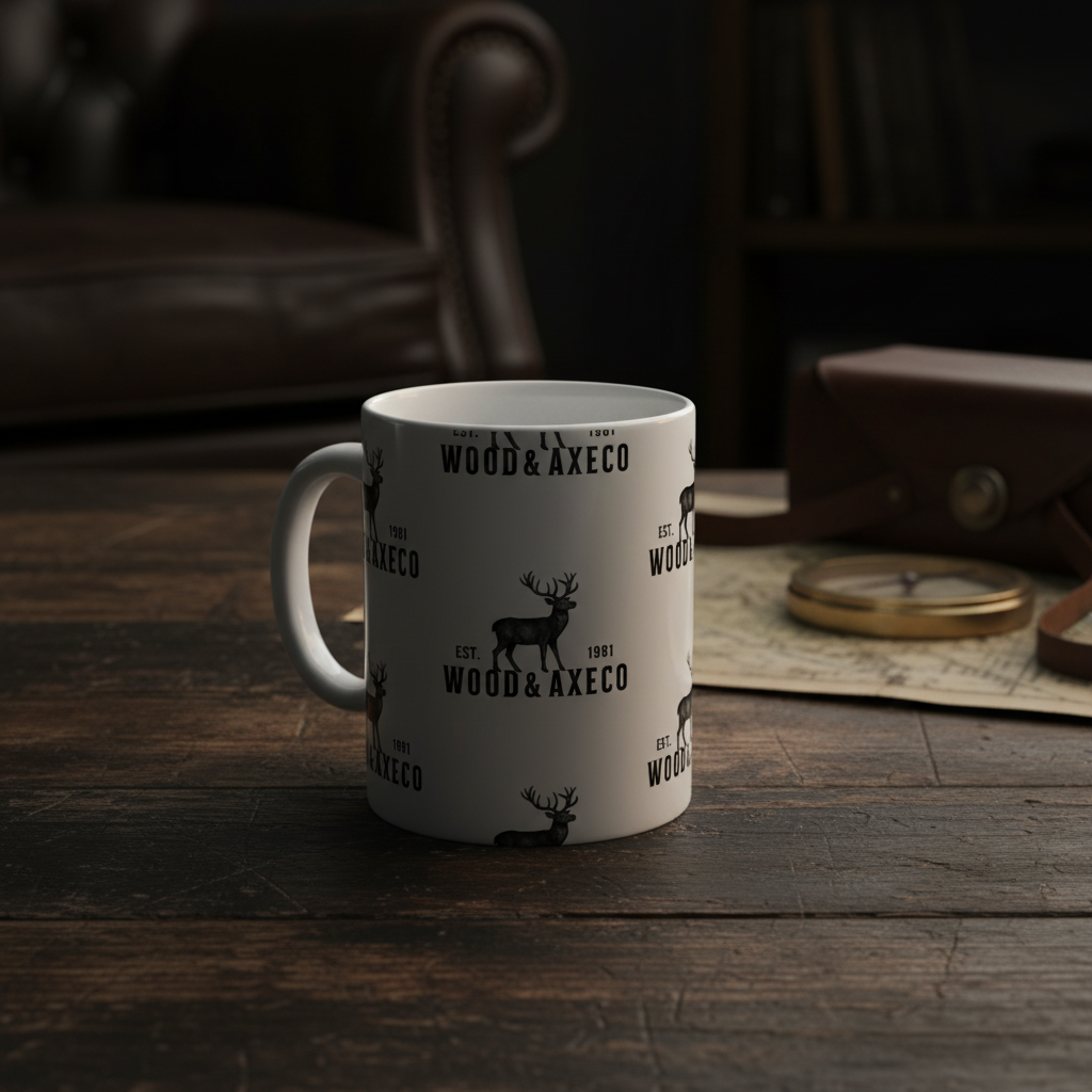 Wood & Axe Co. Stag Mug - Premium Brand Photography